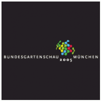 BUGA 2005 Bundesgartenschau München black b/g logo vector logo