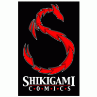 Shikigami Comics logo vector logo