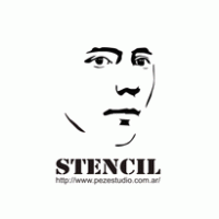stencil logo vector logo