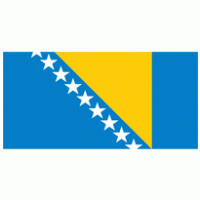 Bosnia and Herzegovina flag logo vector logo