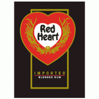 Red Heart logo vector logo