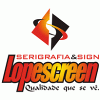 lopescreen logo vector logo