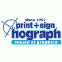 hograph print & sign GR logo vector logo
