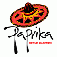 Paprika mexican restaurant logo vector logo