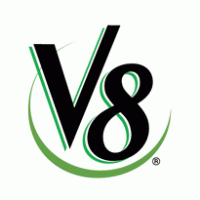 V8 logo vector logo