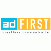 AdFirst creative communications logo vector logo