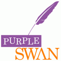 Purple Swan logo vector logo