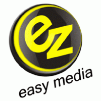 easy media logo vector logo