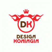 Designkoningin logo vector logo