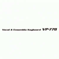 VP-770 Vocal & Ensemble Keyboard logo vector logo