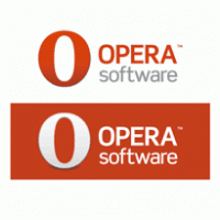 Opera Softwrae (New Logo 2009) logo vector logo