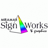 Miramar Sign Works logo vector logo