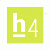 H4 logo vector logo
