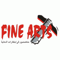 Fine Arts logo vector logo