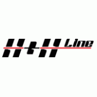 H+H Line logo vector logo