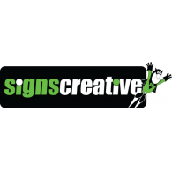 Signscreative logo vector logo