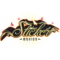 Sticker M logo vector logo