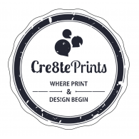 Cre8te Prints logo vector logo