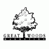 Great Woods Marketing logo vector logo