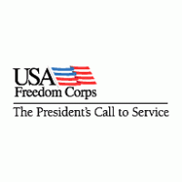 USA Freedom Corps logo vector logo