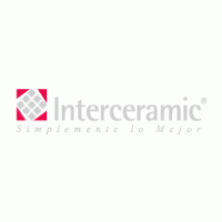 Interceramic logo vector logo