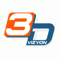 3D Vizyon logo vector logo