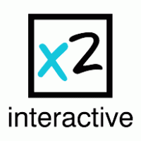 x2interactive logo vector logo
