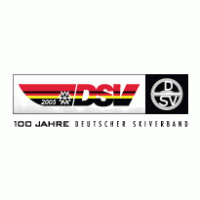 DSV 100 Jahre Deutscher Skiverband logo vector logo