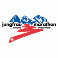 Jungfrau Marathon logo vector logo