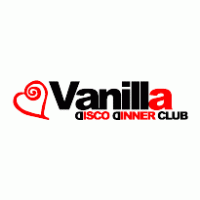 VANILLA DISCO DINNER CLUB logo vector logo