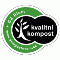 Kvalitni kompost logo vector logo