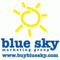 Blue Sky Marketing logo vector logo