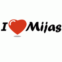I love Mijas logo vector logo