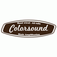 Colorsound music amplification logo vector logo