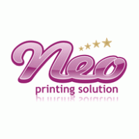 Neo printing solution logo vector logo