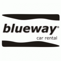 Blueway Car Rental logo vector logo