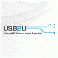 USB2U logo vector logo