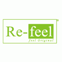 Re-feel logo vector logo