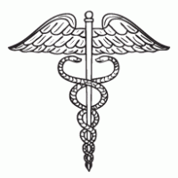 Caduceo Medico logo vector logo