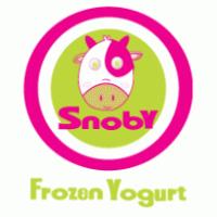 SnobY Frozen Yogurt Zone logo vector logo