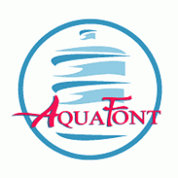 Aquafont logo vector logo
