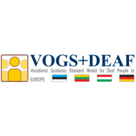 VOGS+DEAF logo vector logo