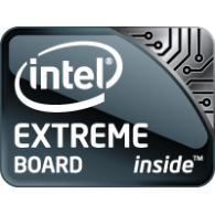 Intel extreme board logo vector logo