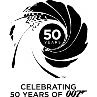 007 50th Anniversary logo vector logo