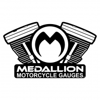 Medallion Motorcycle Gauges logo vector logo