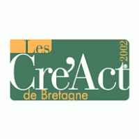 Les Cre’Act de Bretagne logo vector logo