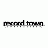 Record Town logo vector logo