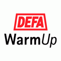 Defa WarmUp logo vector logo
