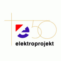 Elektroprojekt 50 Years logo vector logo