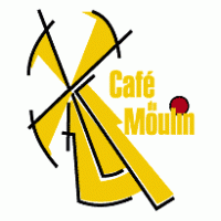 Cafe du Moulin logo vector logo